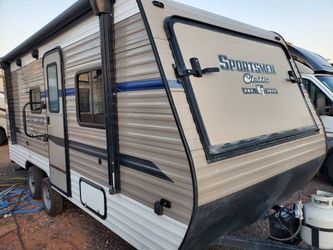 2018 Sportsmen 20 ft hybrid camp trailer sleeps 8-10 3100lbs no tax
