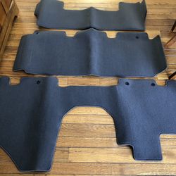 NEW!! Floor Mats + 3rd Row Factory Custom Fit For Honda Odyssey 8 Seater 2011-2017. CHARCOAL