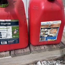 2.   5 Gallon Gas Cans