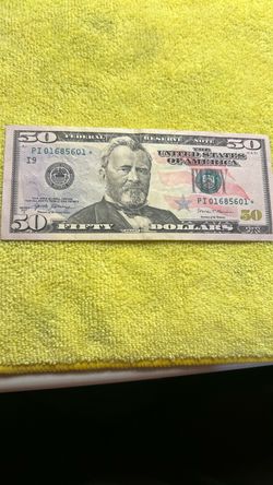 US $50 Star Note Federal Reserve Bill