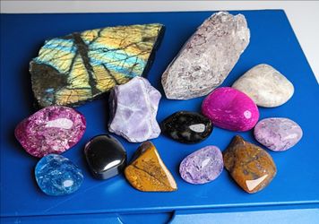 Labradorite Stone and Crystals Lot