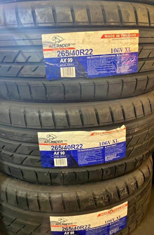 265/40/22 Llantas Nuevas