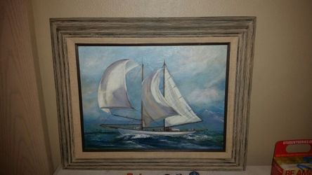 -Sail Boat Paint-