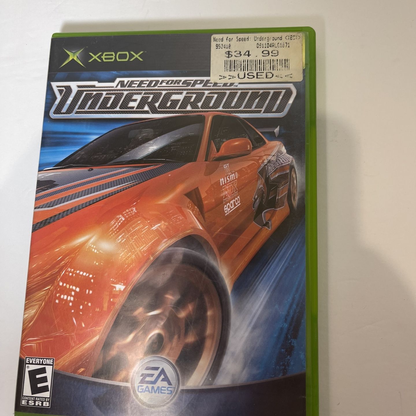 Need for Speed Underground Xbox