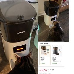 Pair of Wopet Wi-Fi Pet Feeders (1 For $60/Both For $100); Will Consider Delivery For Small Fee Depending On Location 