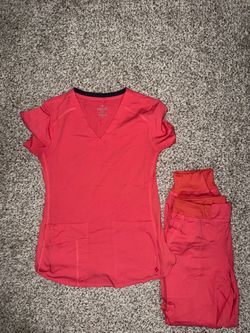 Med Couture Coral Scrubs