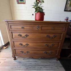 Antique Made By White Furniture, Solid, Beautiful Wood Dresser