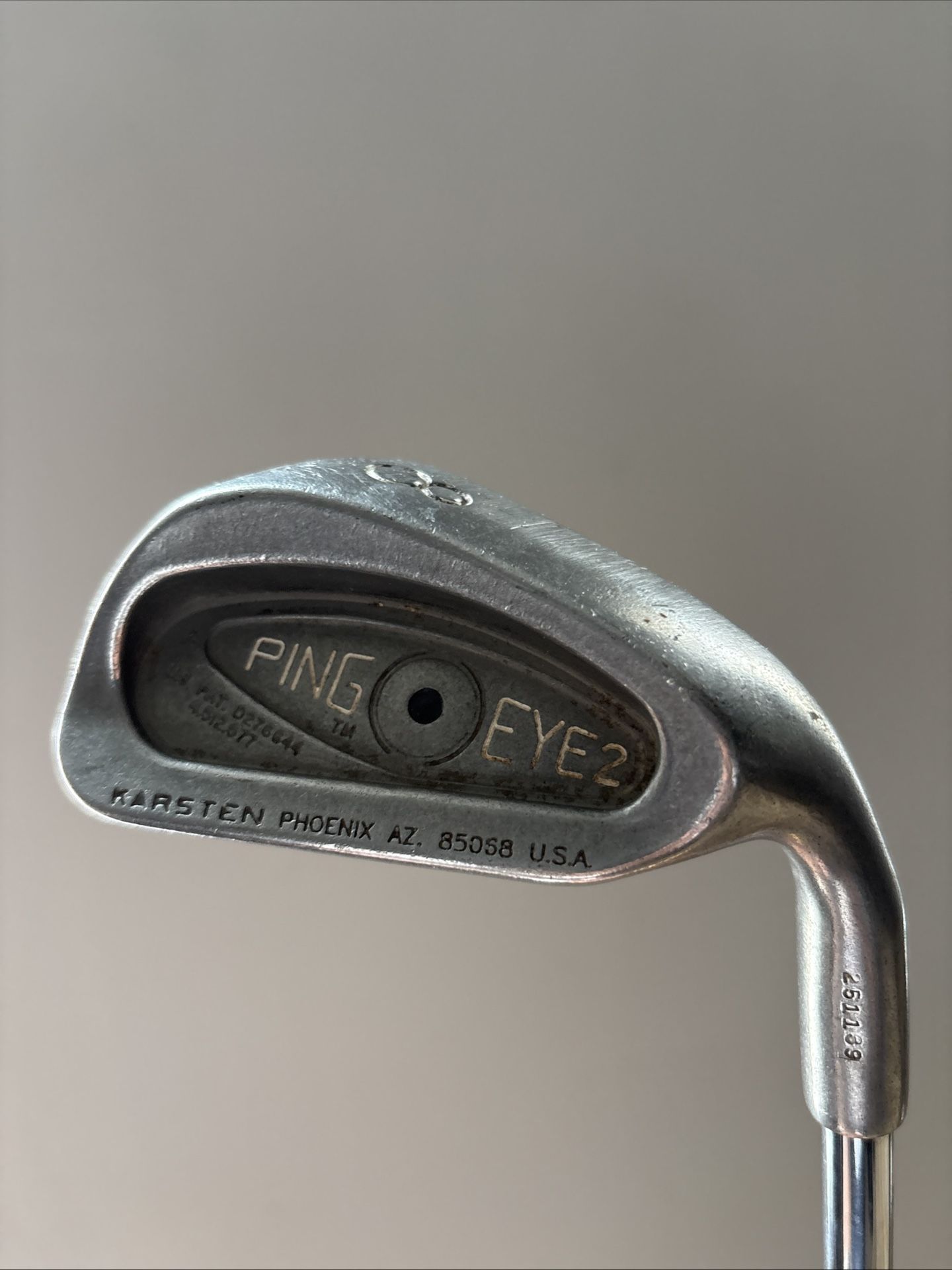 Ping Eye 2 Black Dot 8 Iron Right Handed Golf Club Steel Shaft