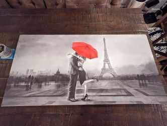 Paris Love Canvas Print 
