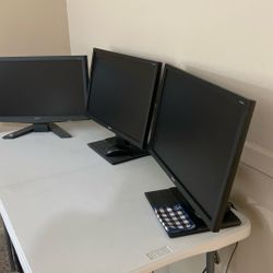 3-Monitor Bundle! 2x Acer 21.5” + 1x Acer 20”