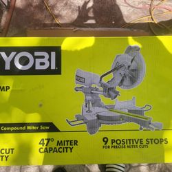 Ryobi 15 Amp Corded 10" Sliding Compound Miter Saw!!!