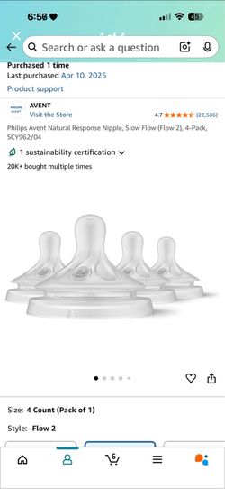 Phillips Avent Natural Nipple Flow 2