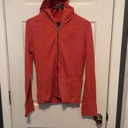 Burnt Orange Hoodie Jacket American Eagle