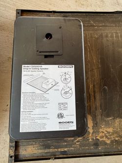 Bogen CSD2X2VR Drop-In Ceiling Speaker (READ DESCRIPTION)