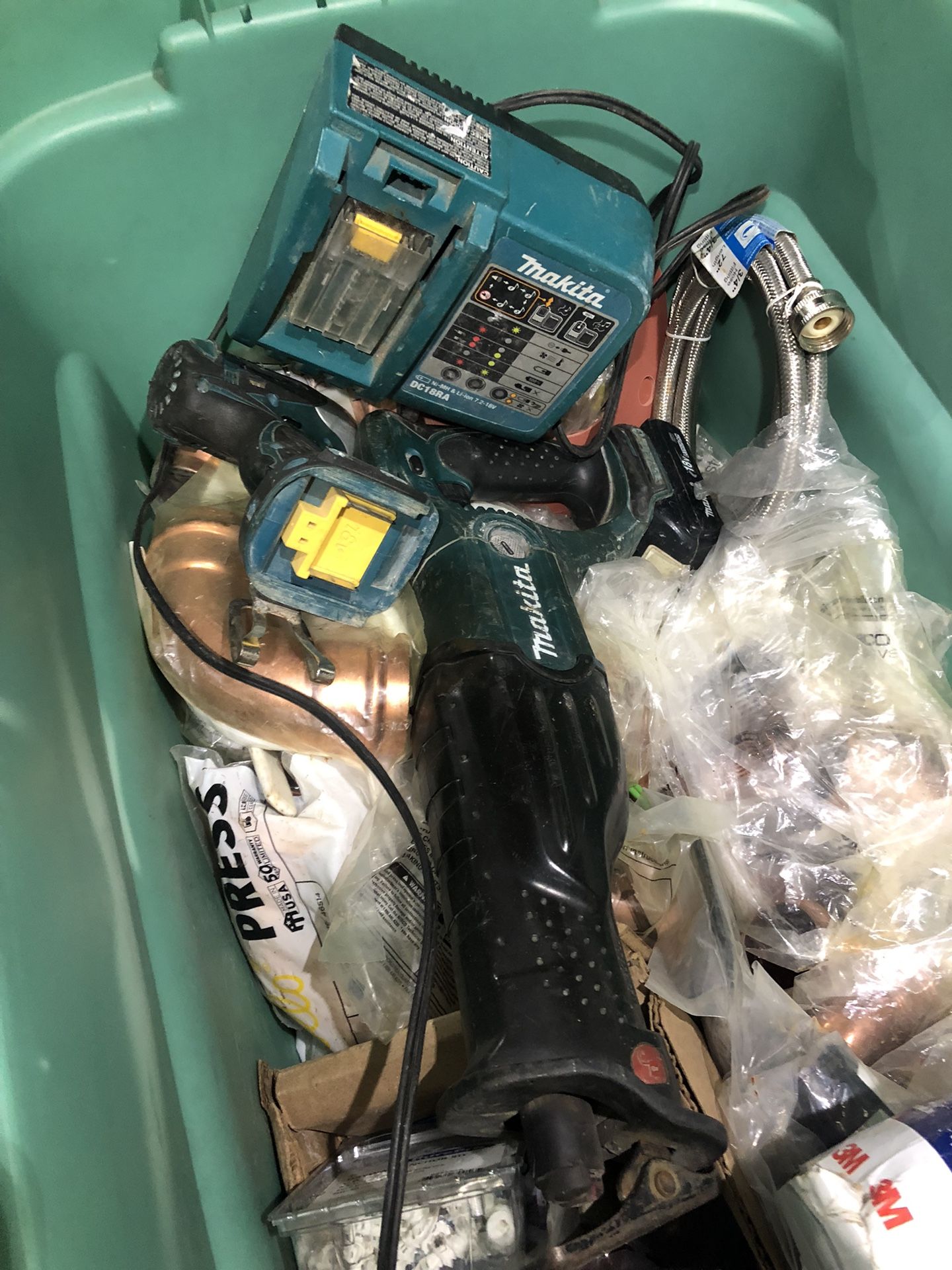 Makita Sawzall, Impact Gun, and Charger