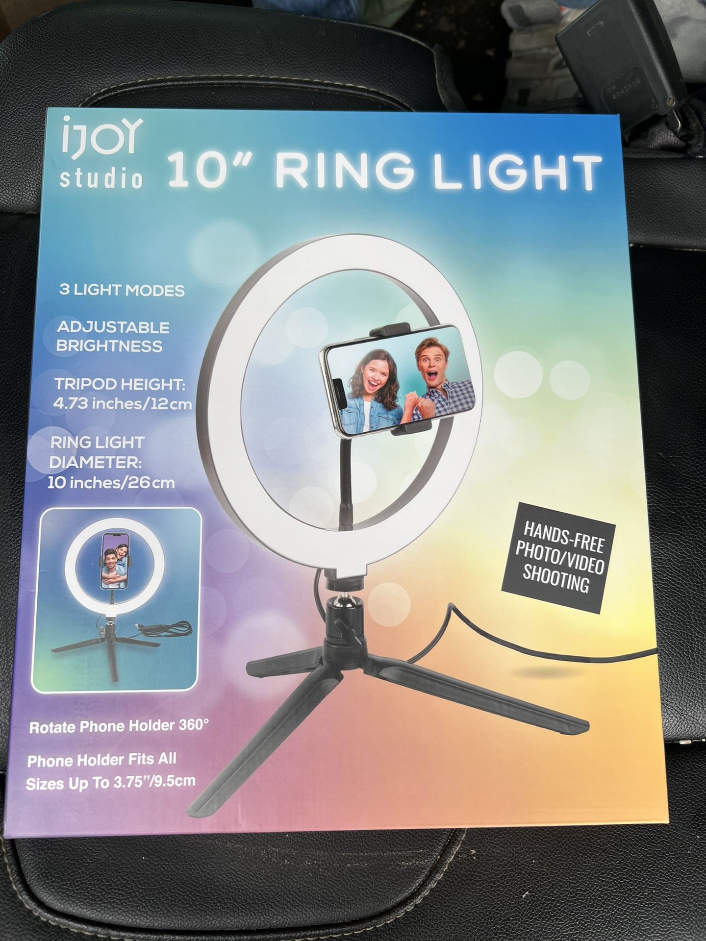 10 Inch ijoy Selfie Desktop Ring Light With Tripod Stand