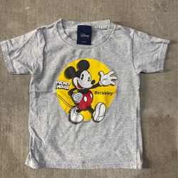 Grey Mickey Mouse Disney T-shirt kids size 4T