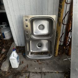 Stainless Double Sink 