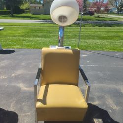 Vintage Beauty Salon Hair Dryer Chair