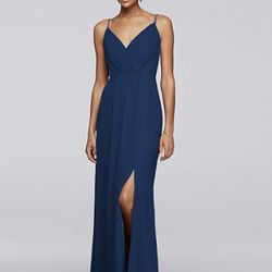 Marine Bridesmaid Dress Navy Long