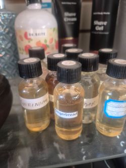 Fragrance Oil Lot – Gingerbread, Geranium, Cedar & More