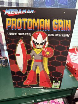 Open media 1 in modal MINDstyle Ron English MINDstyle x Popaganda Ron English x Megaman Protoman Grin