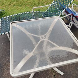 Outside Furniture Table And Lawn Chairs