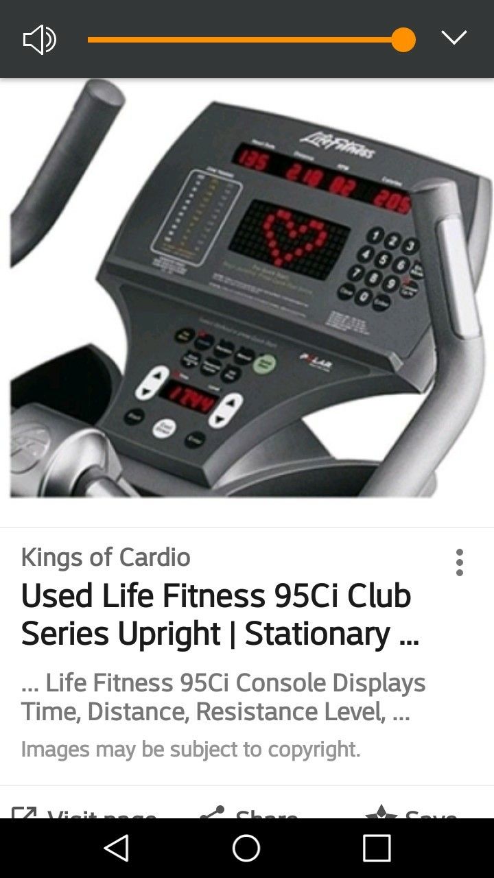 Life fitness eliptical