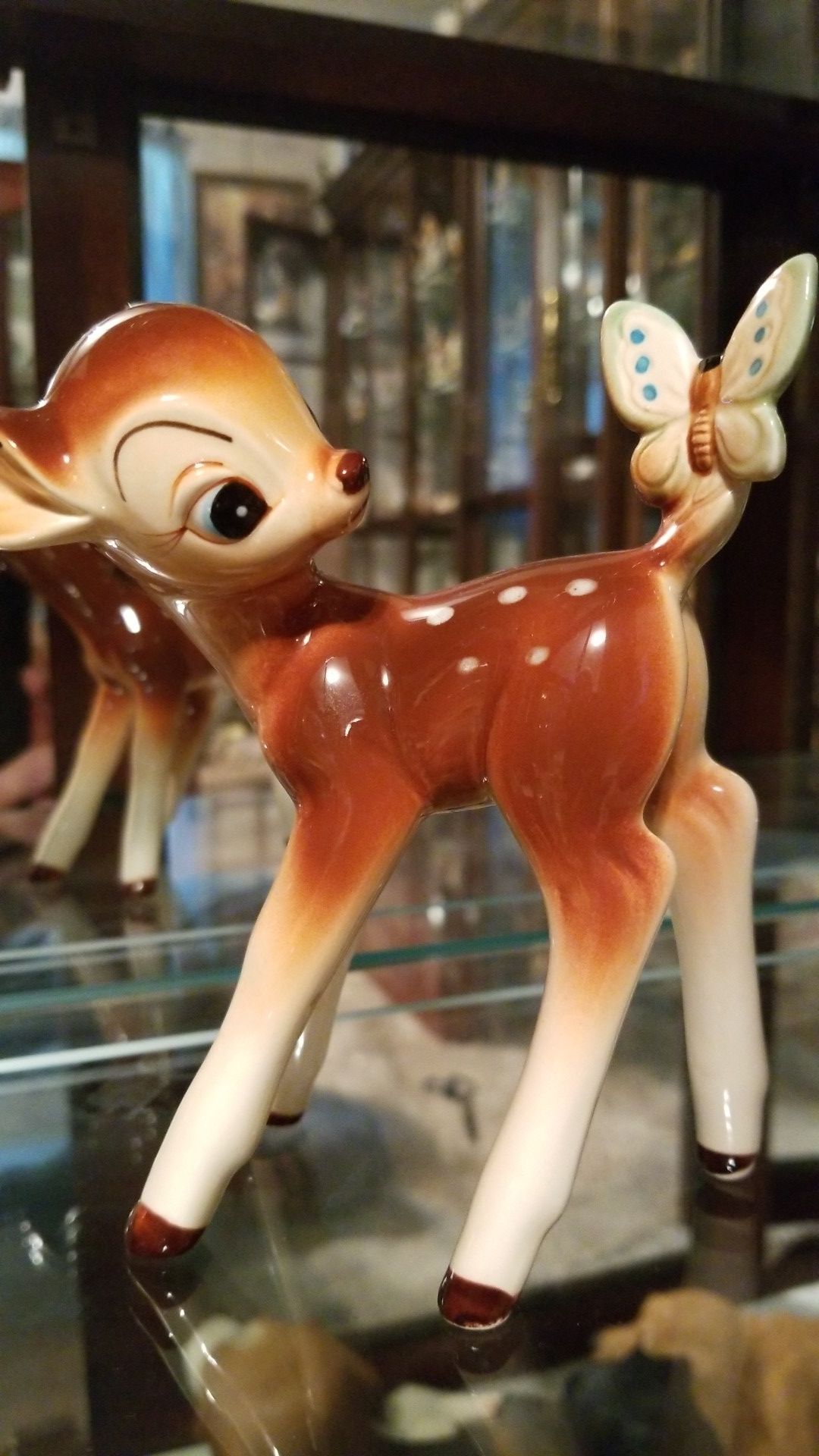 Disney Bambi with Butterfly Japan Figurine with