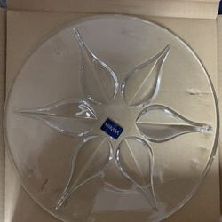 Mikasa Crystal Platter