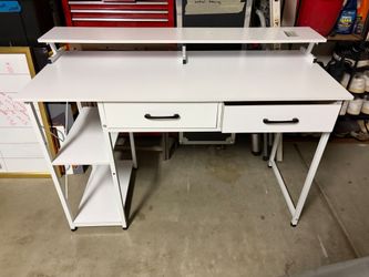 White desk