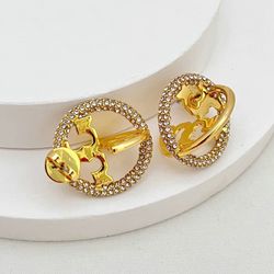 Tory Burch Earrings With Diamond Gold