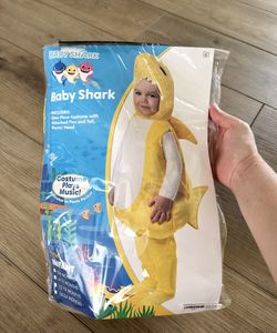 Baby Shark Costume 6-12 Months- NEW