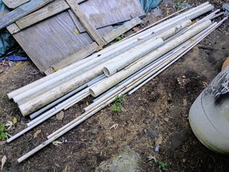 Collection of PVC Pipe - Various sizes, mostly long pieces