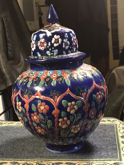Hand Painted From Turkey Jar 