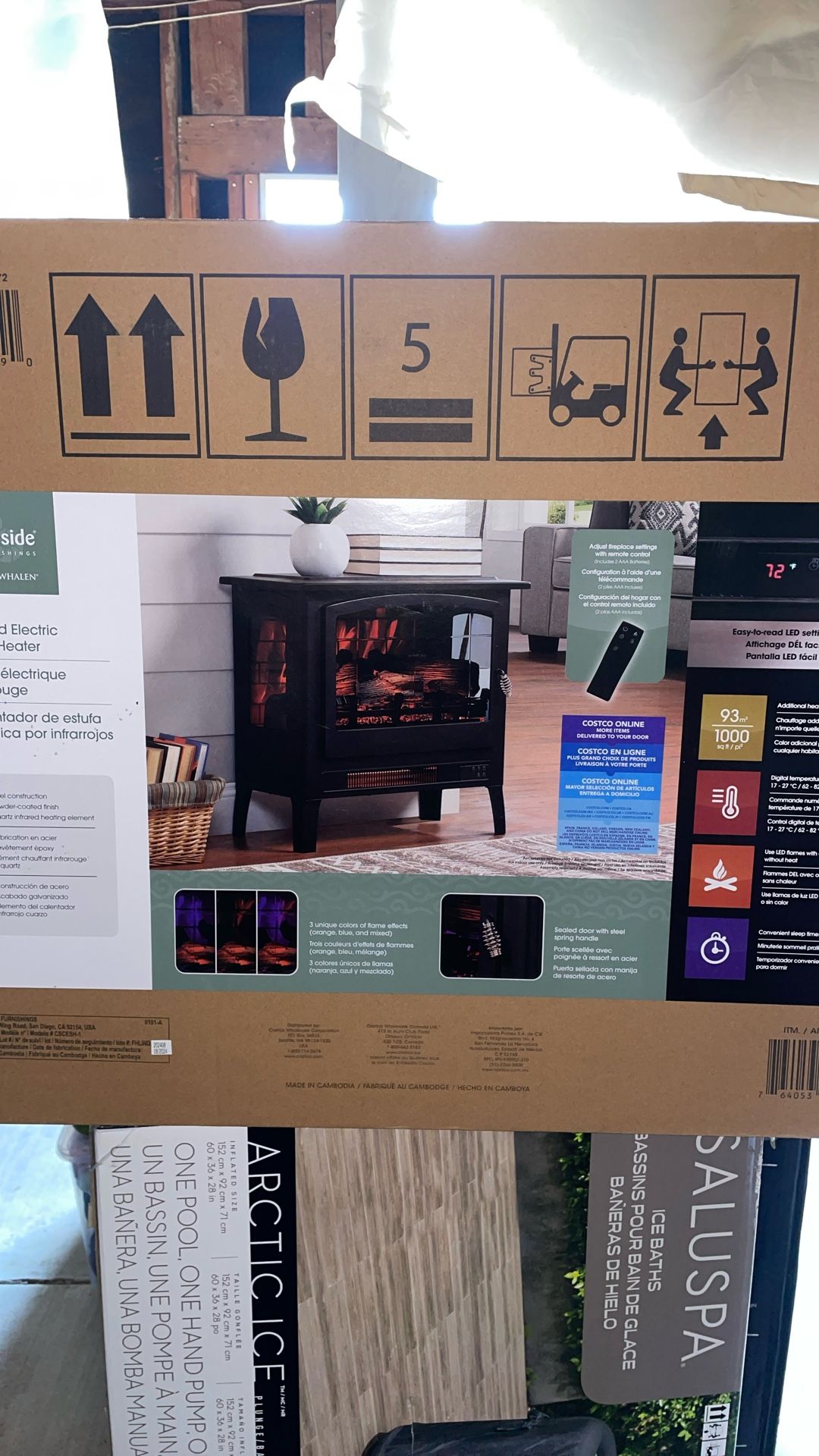 Bayside Infrared Electric Stove Heater ****