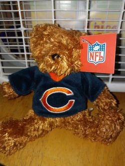 Chicago bears team beans stuffed plush bears 🐻 nwt