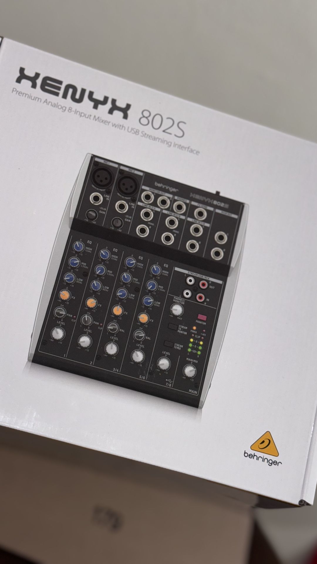 Behringer Xenyx 802s USB Mixer