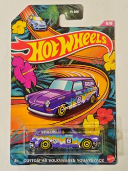 HOT WHEELS EASTER/SPRING SERIES . 1969 CUSTOM VOLKSWAGEN SQUAREBACK .