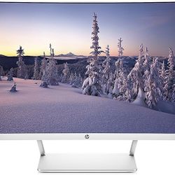 HP 27 Inch Full HD Curved Monitor 300 Nits, AMD FreeSync, VESA Mount, Adjustable Tilt, 5ms Response Time, LED Backlights, HDMI, DisplayPort for Laptop