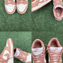 womens nike dunk rose whisper 