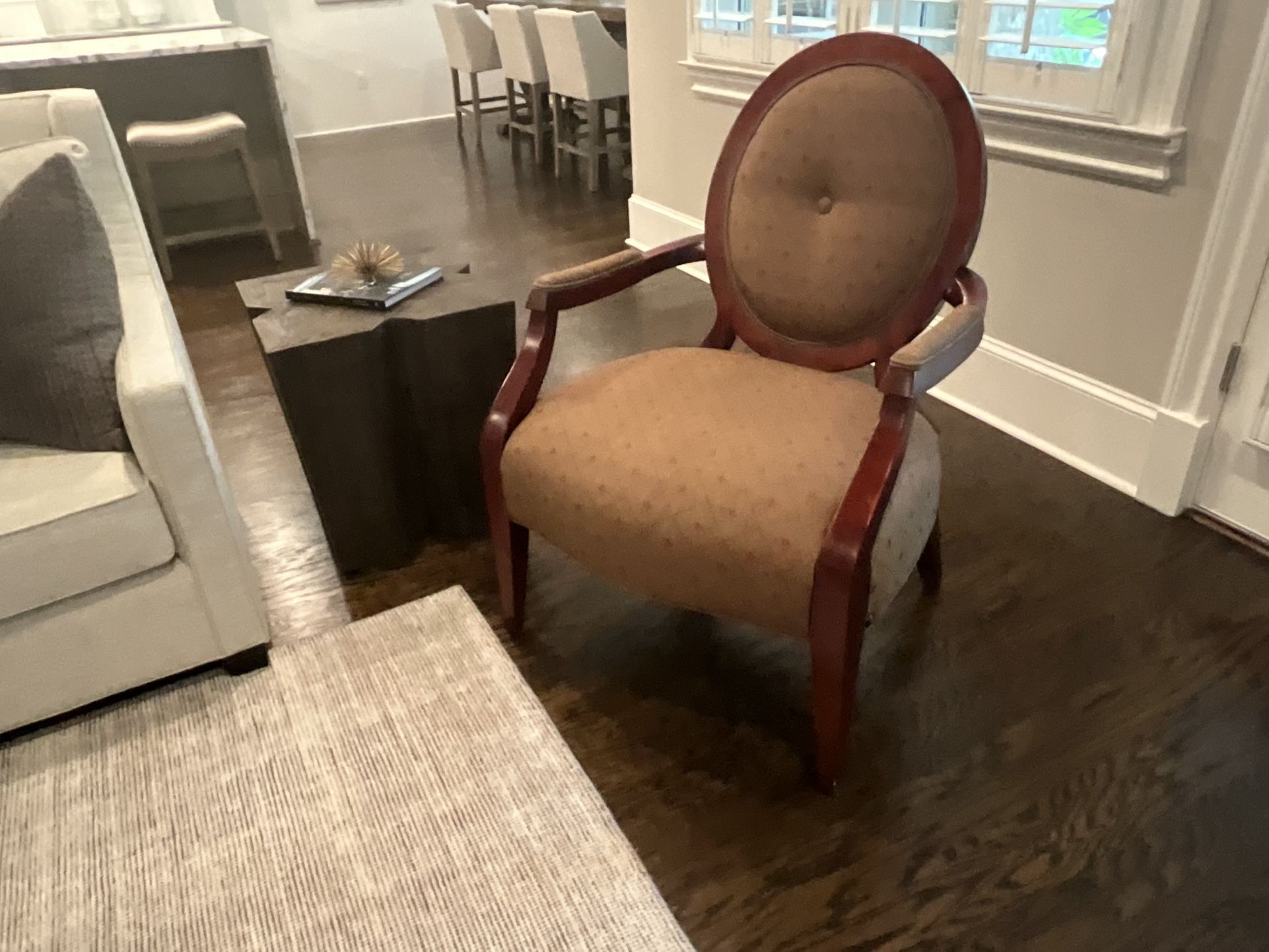 Thomasville Silk Bergere Accent Chair