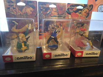 Set of 3 Street Fighter 6 amiibo