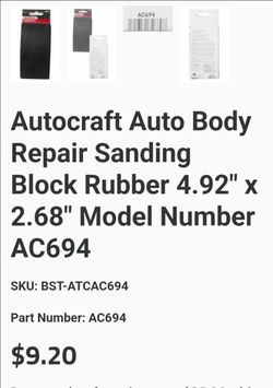 New Autocraft Sanding Blocks (5)