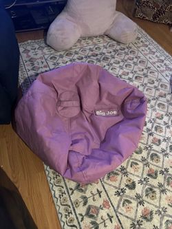 Medium Big Joe Bean Bag Chair Purple