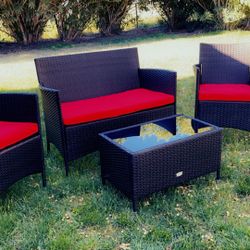  Outdoor Furniture 4pcs Set