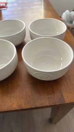 5 pasta ceramic bowls