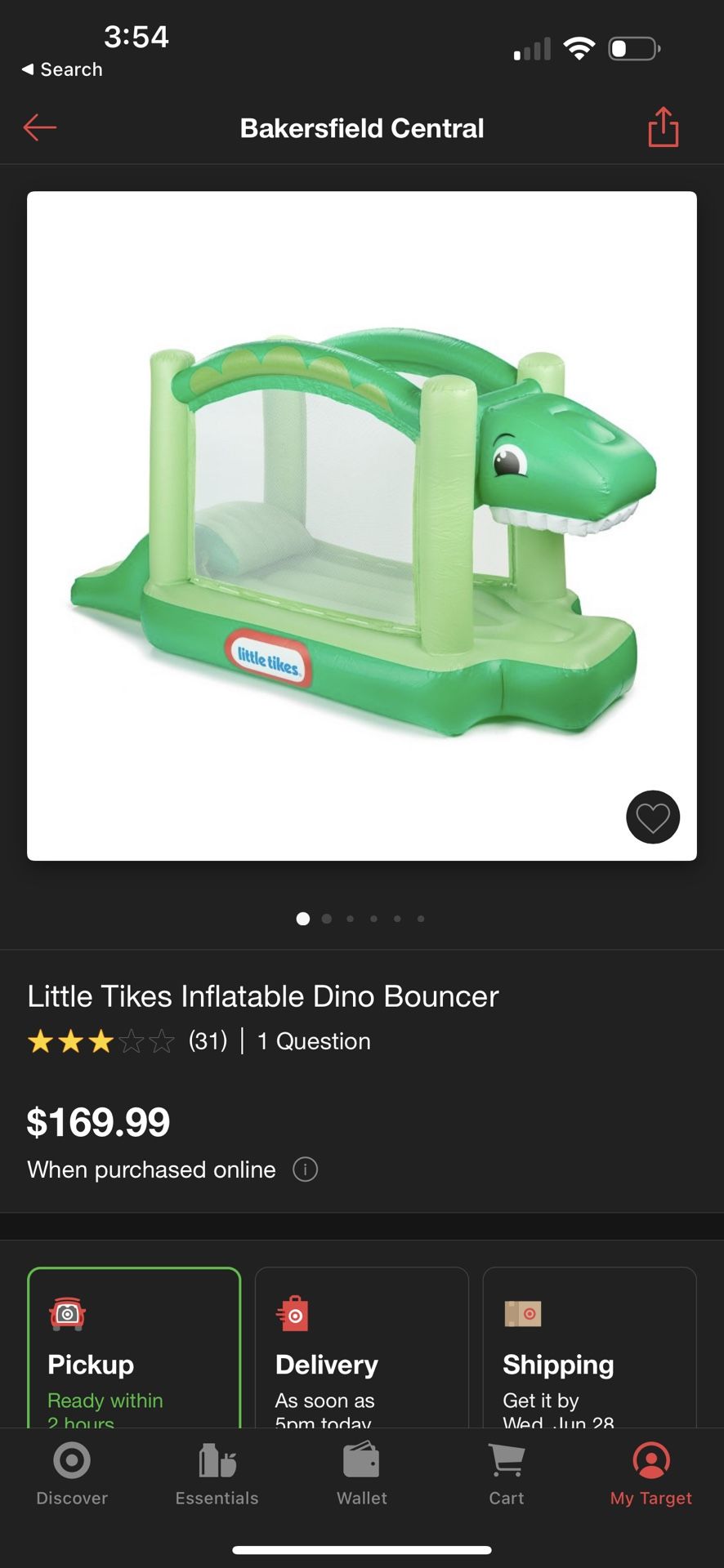 Little Tikes Inflatable Jumper 