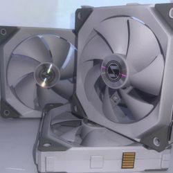 Lian-Li UNI FAN SL120 Revolutionized Daisy-Chain 120mm ARGB Fan, White, 4-Pack