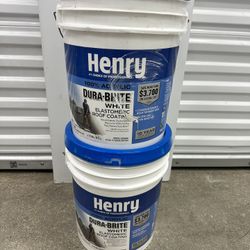 Henry’s 587 Dura-Brite White 100% Acrylic Elastomeric Reflective Roof Coating 4.75 gal. (949) Henry